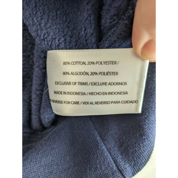 Orvis Sweatshirt Size L 1/4 Zip Pullover Long Sleeve Blue Cotton Blend - Picture 5 of 7